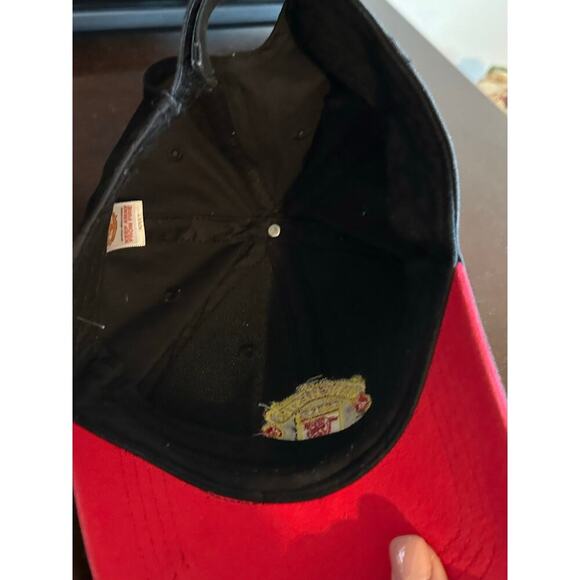Manchester United Men's Black Adjustable Official Merchandise Soccer Hat Cap - Picture 6 of 7